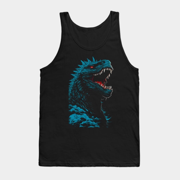 Godzilla 5 Tank Top by Allbestshirts